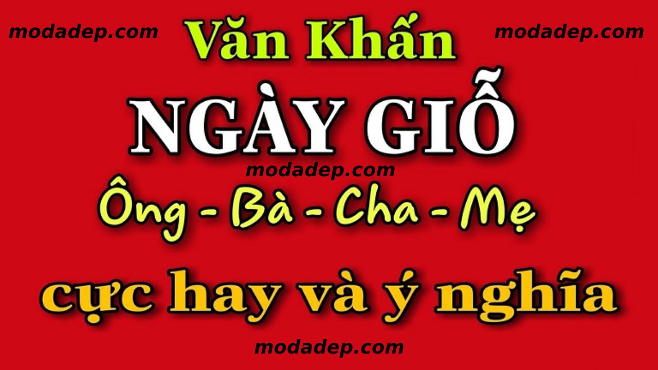 văn khấn ngày giỗ
