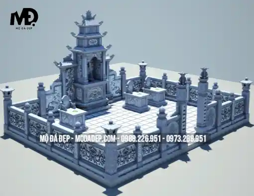 khuôn viên lăng mộ