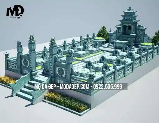 khuôn viên lăng mộ